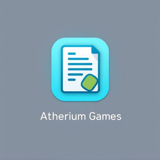 Icon of a legal document, representing the terms and conditions of using the Aetherium Games website.