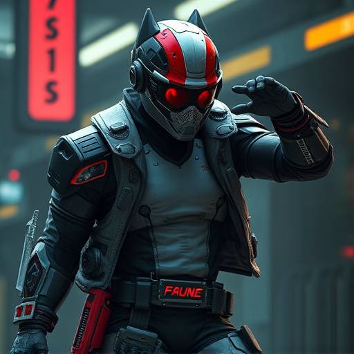 Screenshot from Cyberpunk Redemption showing the same character with fluid, realistic animations after AI enhancement.